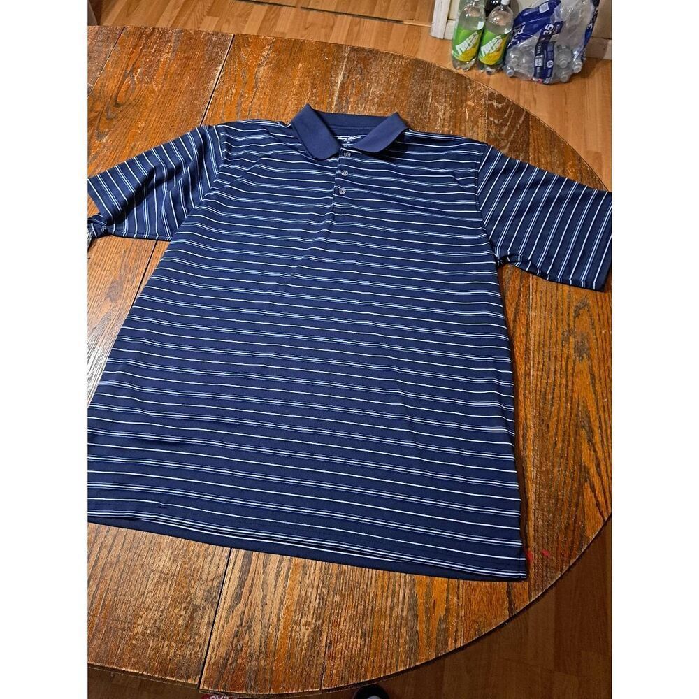 XXL Tommy Armour Dri Logic Blue Short Sleeve Casual Athletic Golf Polo Shirt